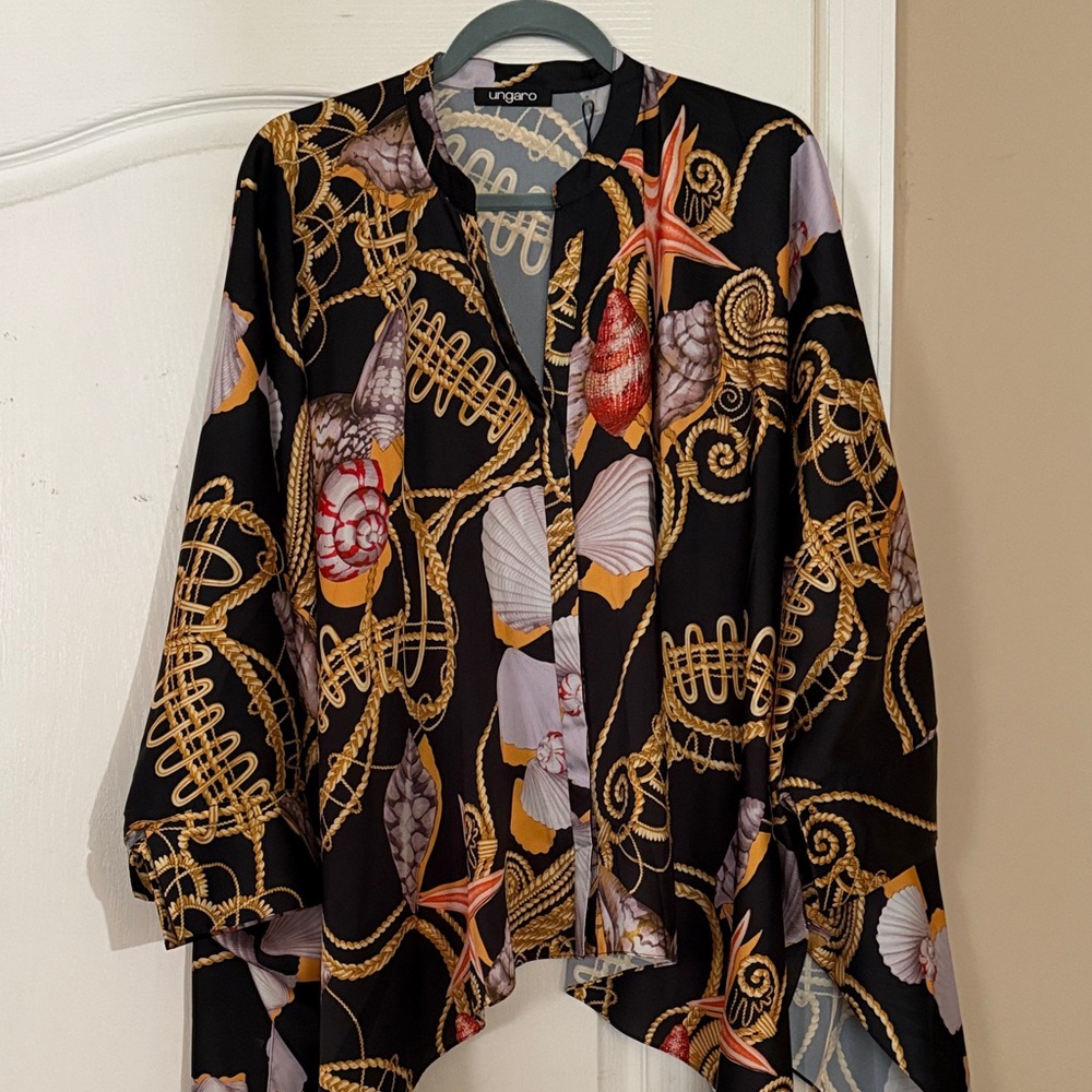 Ungaro Black and Gold Tunic